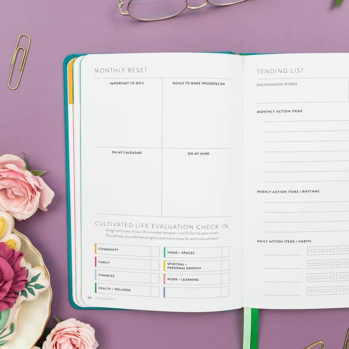 Cultivate What Matters - Wholesale Planner - 90-Day PowerSheets® Goal Planner | Weekly Undated (Ivy)