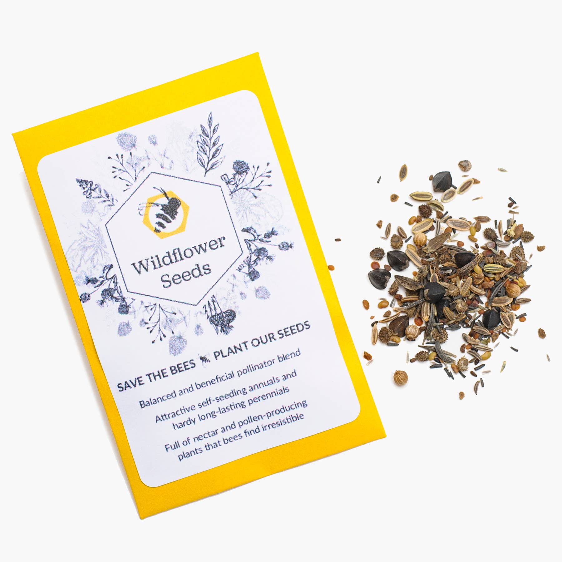 Made By Bees Limited - Wholesale Plant Seeds - Pollinator Seeds "Wildflower Meadow Mix"0