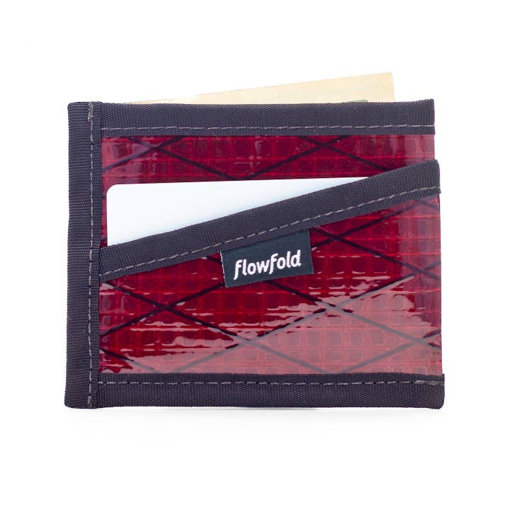 Flowfold - Wholesale Card Holder - Unisex - Recycled Sailcloth Craftsman - 3 Pocket Card Holder Wallet12