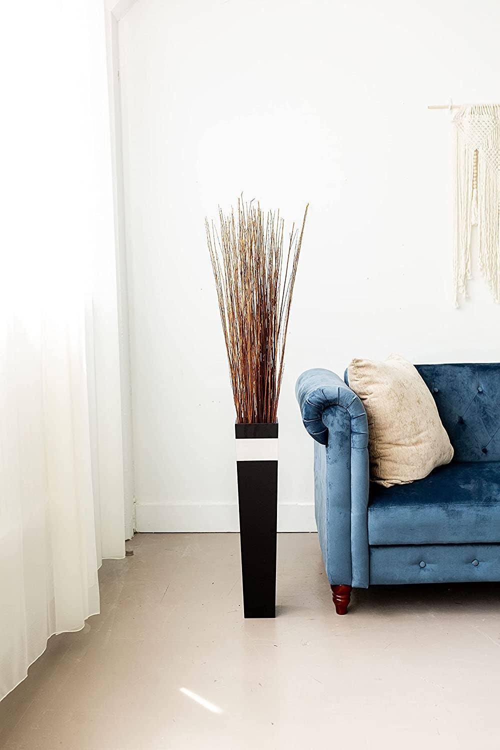 Dried Decor - Wholesale Dried/Pressed Flowers - Asian Willow Branches Natural | 8 Bunches | Natural Light Brown3