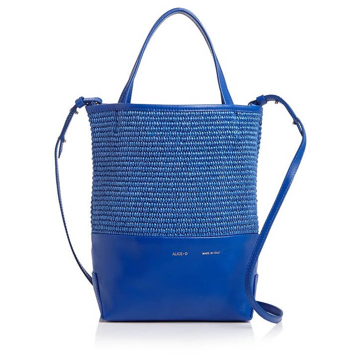 Alice•D Milano - Wholesale Tote Bag - Women's - Raffia - Leather