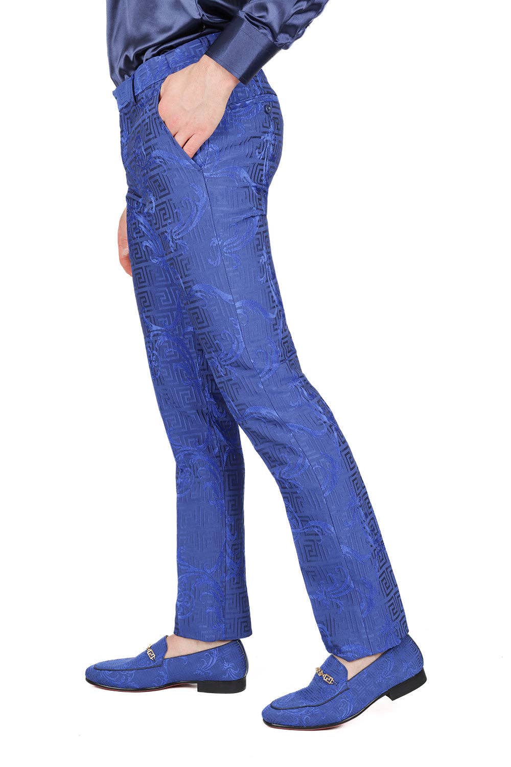 BARABAS - Wholesale Blazer - Heren - Barokke luxe galablazer met Grieks patroon voor heren CP31007