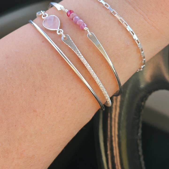 Half Moon Jewelry Designs - Wholesale Cuff Bracelet - Permanent Bangle blank for permanent jewelry, Thick round