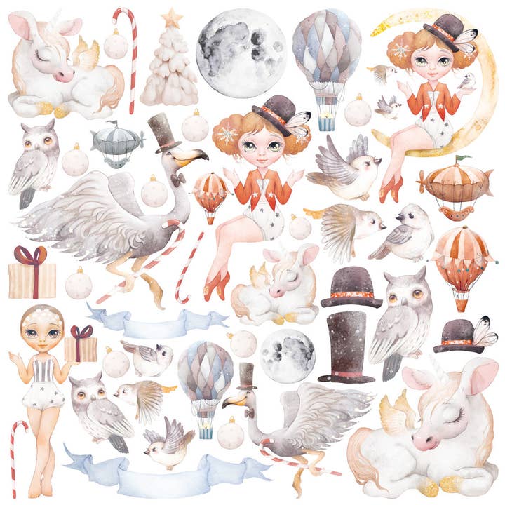 Ecstasy Crafts Distributing - Wholesale Scrapbook - Dreamland Pad 8x8 12/Pkg19