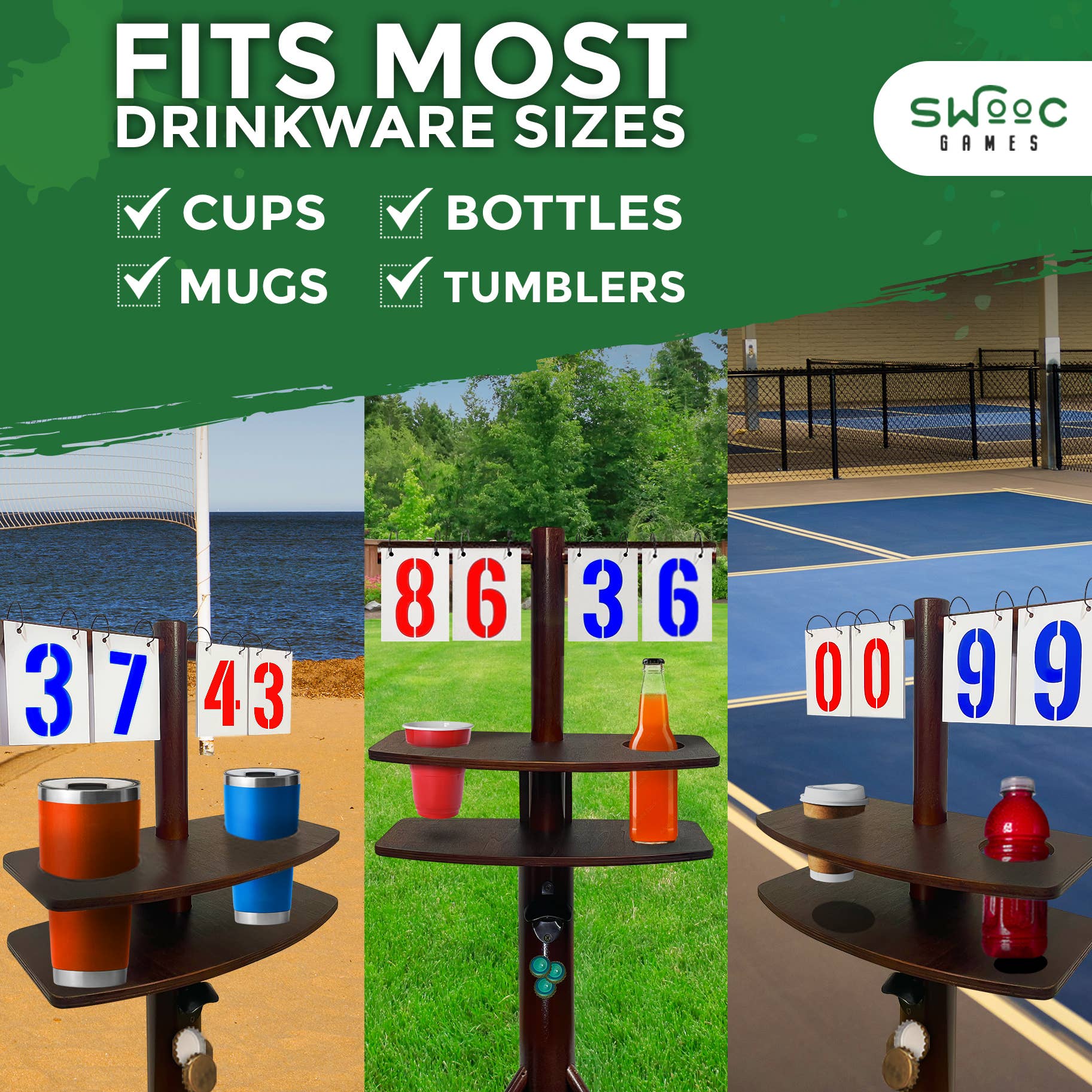 Swooc Games - Wholesale Cornhole - Cornhole Score Keeper & Other Yard Games5