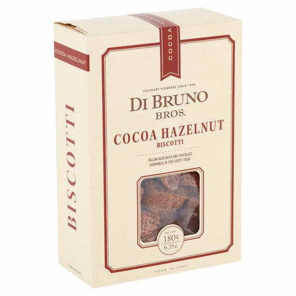 Di Bruno Bros. - Wholesale Cookie - Cocoa Hazelnut Biscotti1