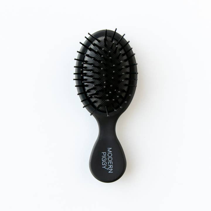 Modern Piggy - Wholesale Hair Brush/Comb - Black | Small Brush2