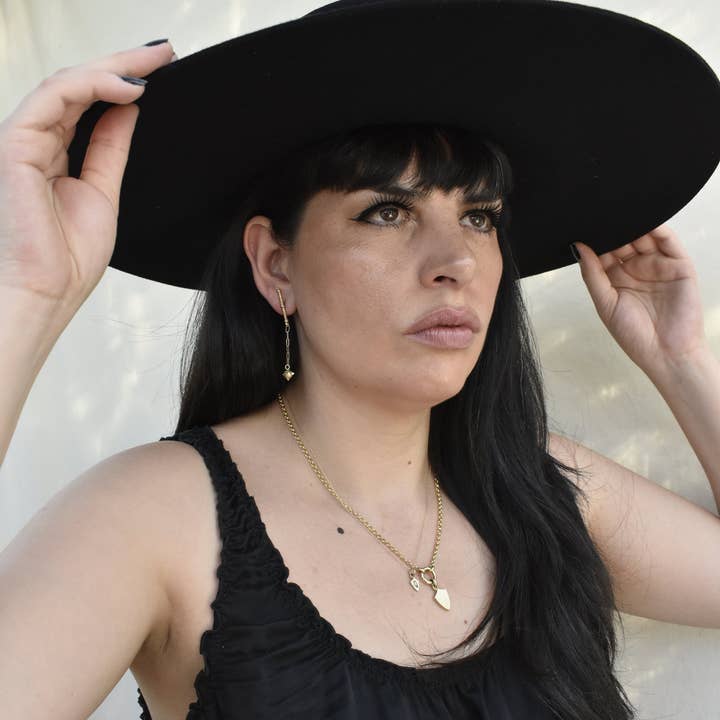 Morgaine Faye - Wholesale Dangle Earrings - Chain Morningstar Earrings3