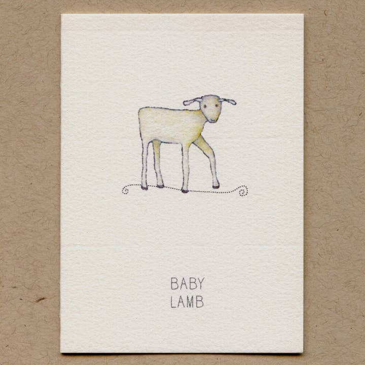 Baby Lamb-Greeting Card. for wholesale by Beth Mueller