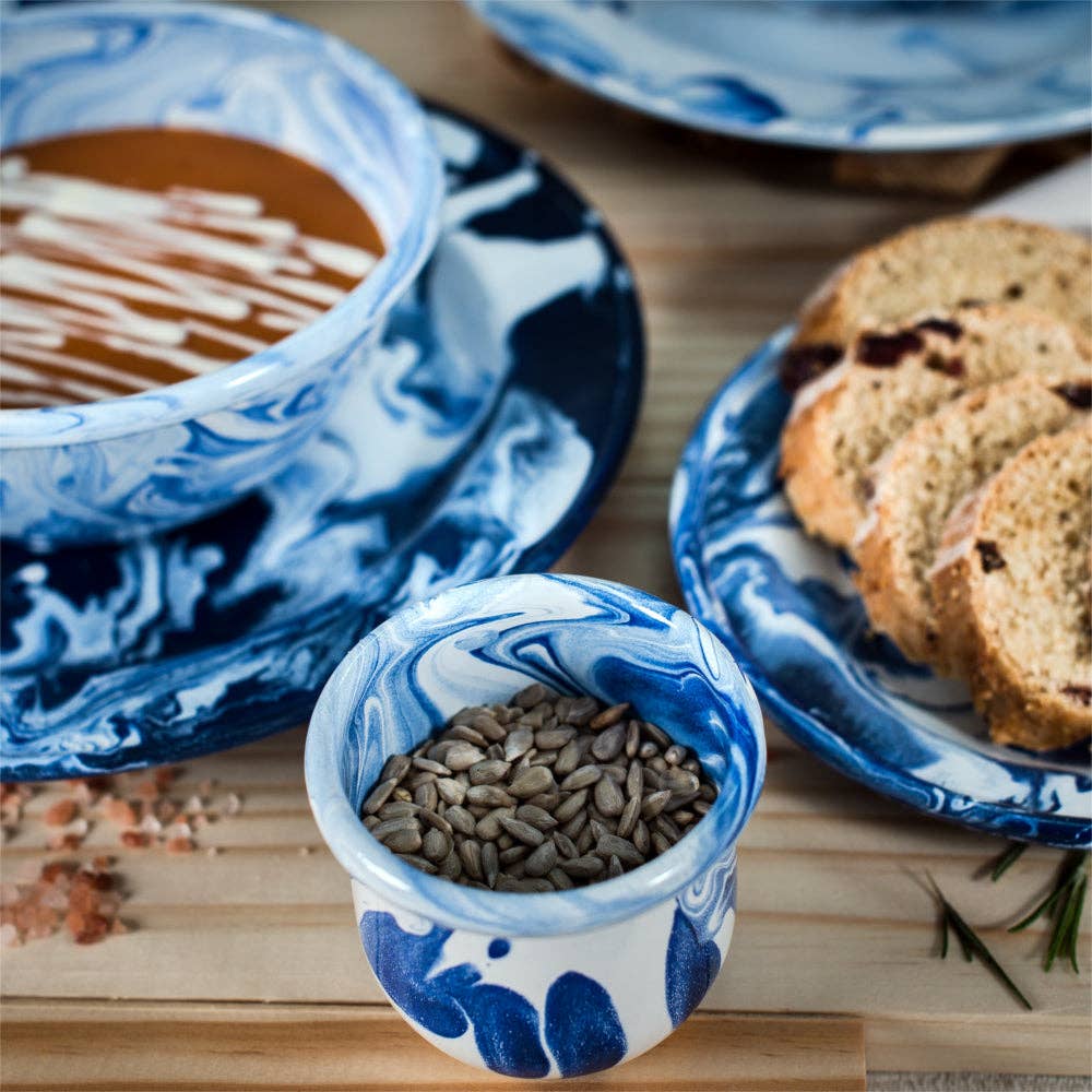 Artesano | Home Decor - Vendita all'ingrosso Servizio da tavola - Set da tavola smaltato marmorizzato dipinto a mano da 16 pezzi20