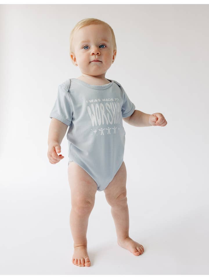 Elevated Faith - Wholesale Bodysuit (Non-Footed) - Baby - Made To Worship Onesie0