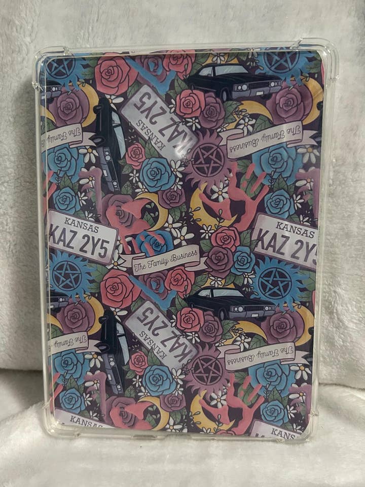 Kansas super natural family business kindle e reader insert for clear case, kindle accessory, kindle, paperwhite, oasis, scribe 10th 11th ge for wholesale by Bookbestiesuk