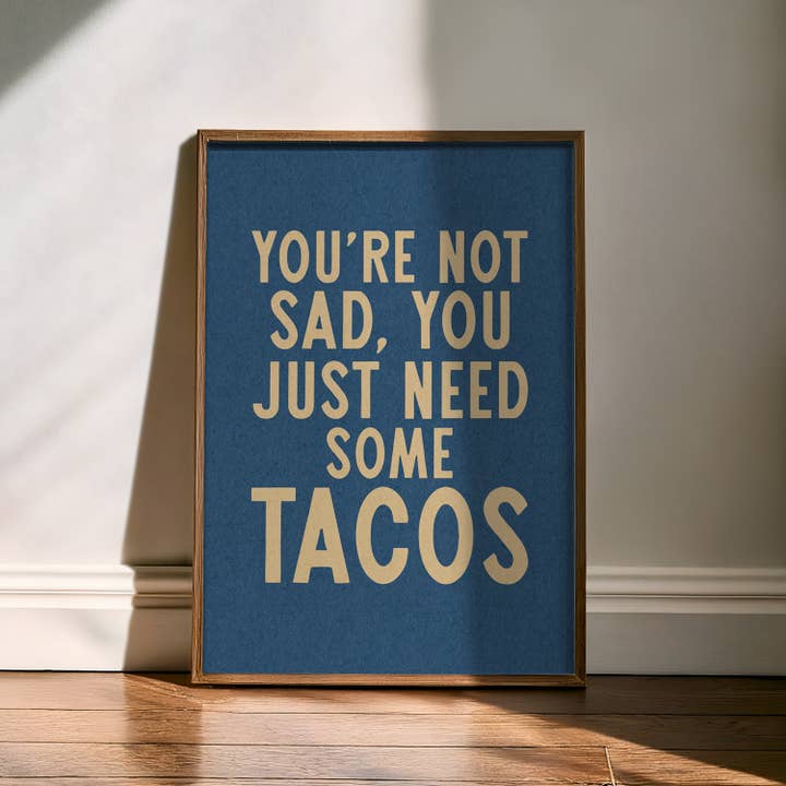 Tejas Country Club - Wholesale Art Print - Taco Humor Wall Art Home Decor Art Print4