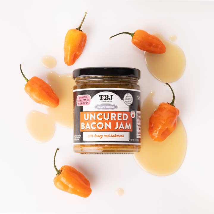 TBJ Gourmet - Wholesale Jam/Jelly - Honey Habanaro Uncured Bacon Jam1