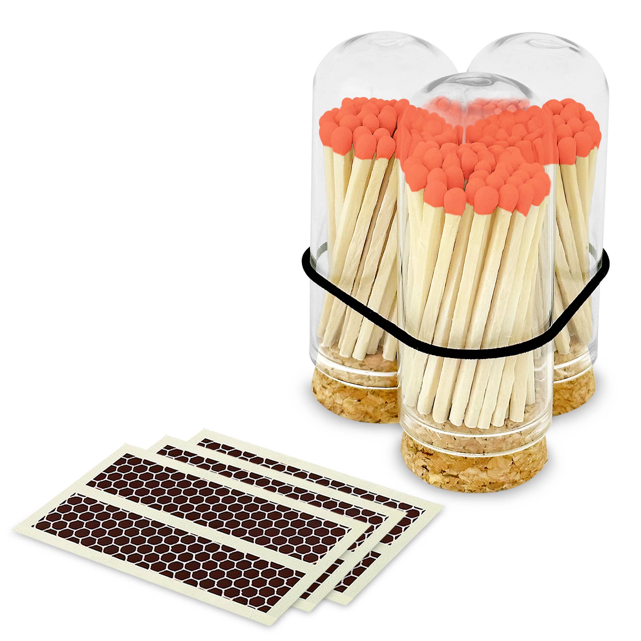 Thankful Greetings – wholesale Tändsticka – 2" Matches + Mini Cloche - Färger efter eget val + Strikers19
