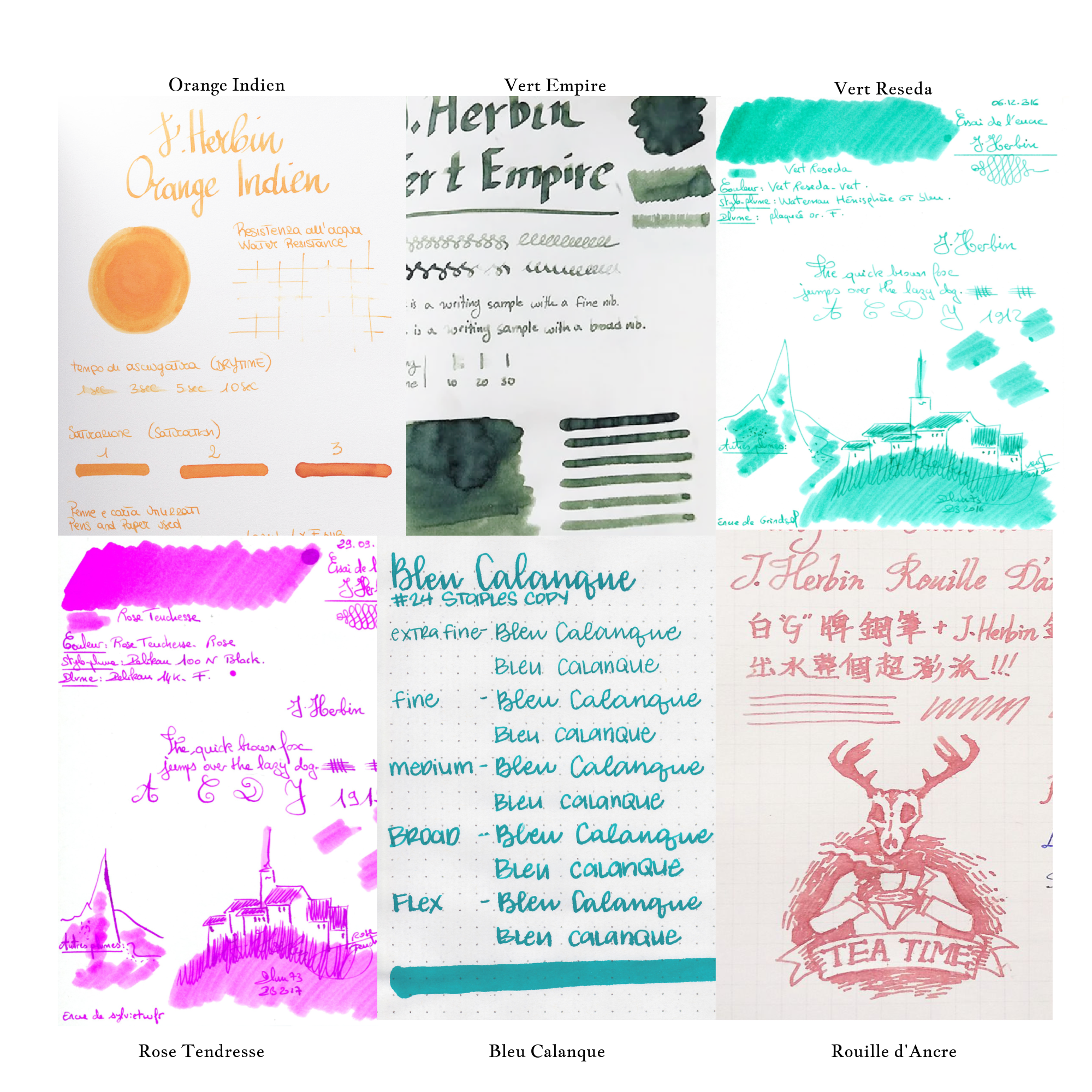 Exaclair - Wholesale Pen - Jacques Herbin Glass Pen Gift Set With Inks2