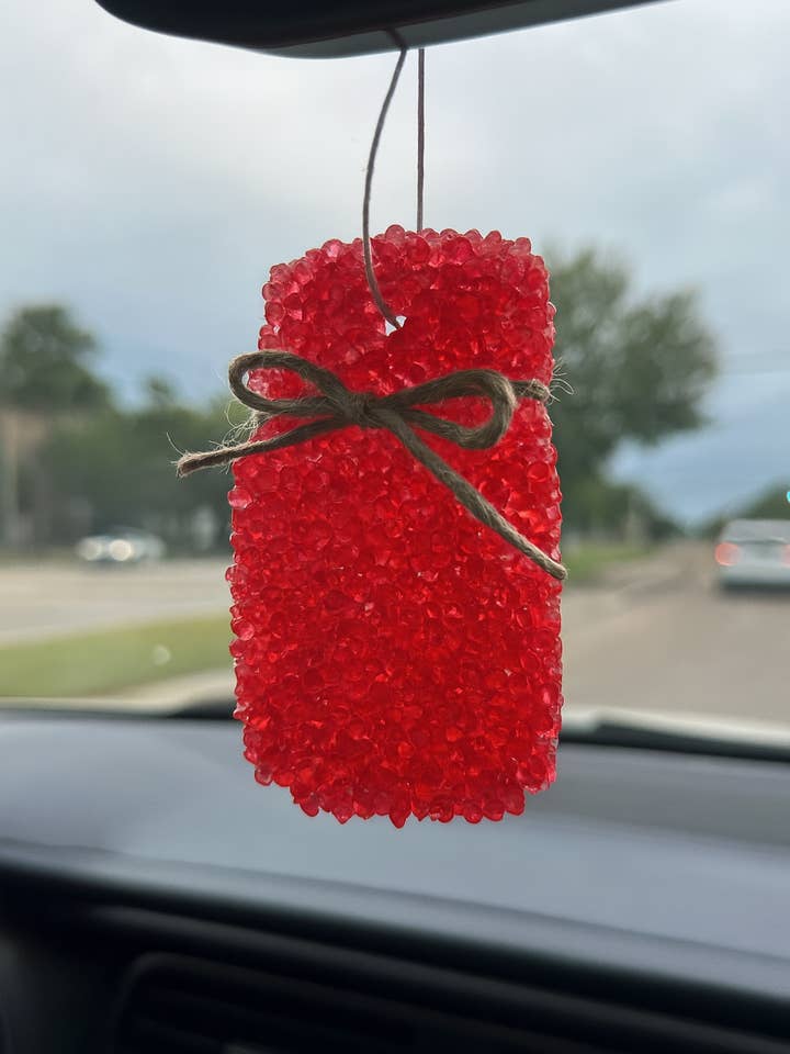 Car Freshies mason jar shape air fresheners for wholesale by Hometouch Candle Co.