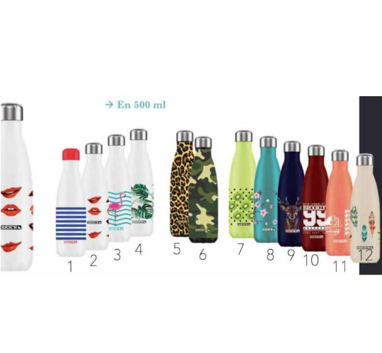 WM-DESIGN - Wholesale Water Bottle - 500ML ISOTHERMAL BOTTLE WITH DUCK'N BOUT500IMP PATTERN1