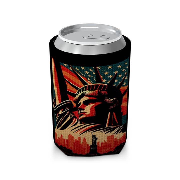 Smithco Distributing - Wholesale Drink Huggers & Koozies - I Drank Today USA Koozies - Patriotic Cooler, America Merch