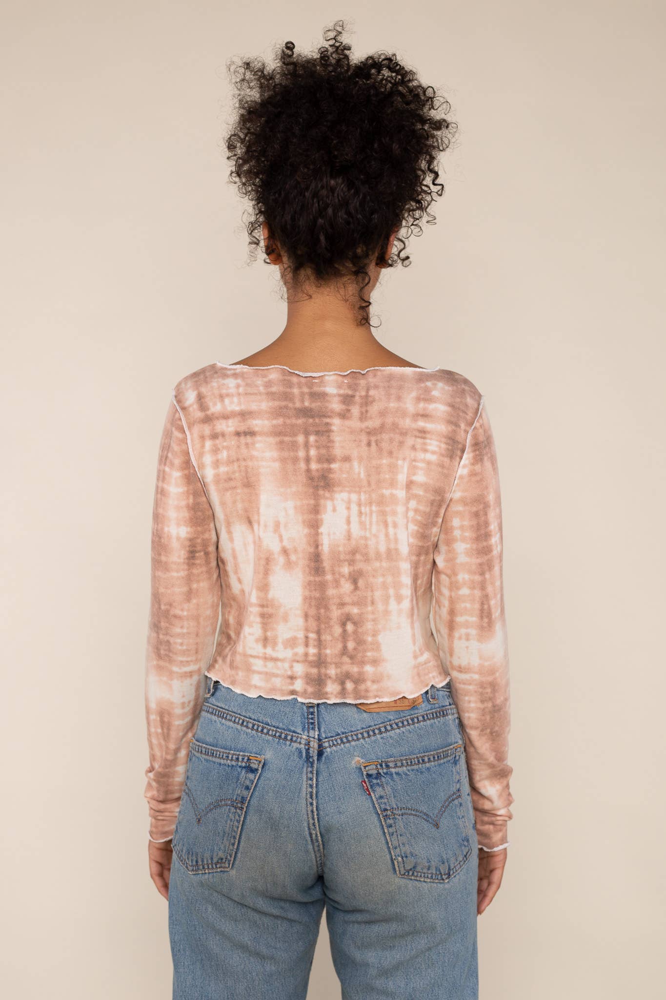 NLT - Vente Chemise – femme - Haut à coutures exposées Kari Tie Dye - Grande Taille2