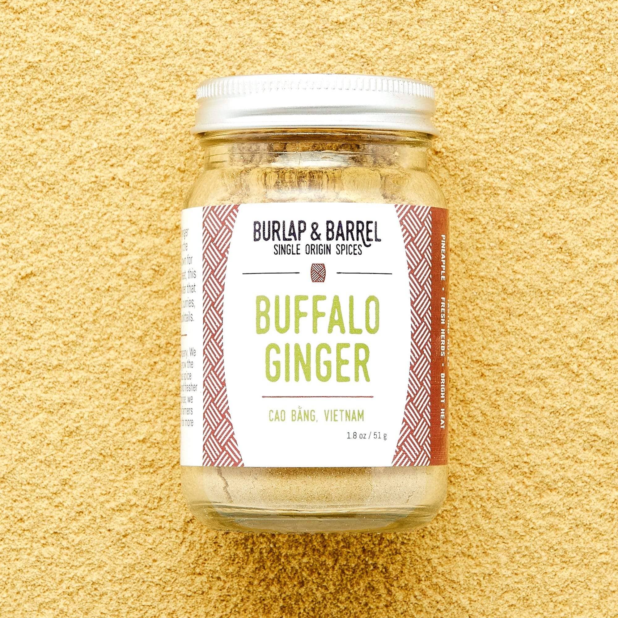Burlap & Barrel - Wholesale Dried Spice - Buffalo Ginger - Single Origin Spice & Seasoning