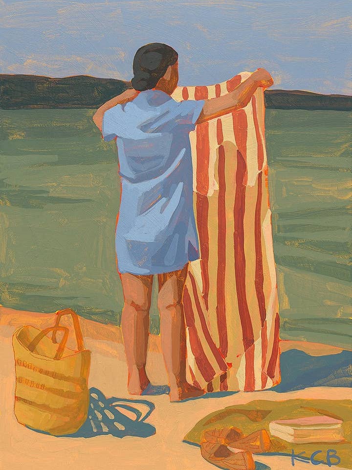 See You Tomorrow Print for wholesale by Katherine Corden Art