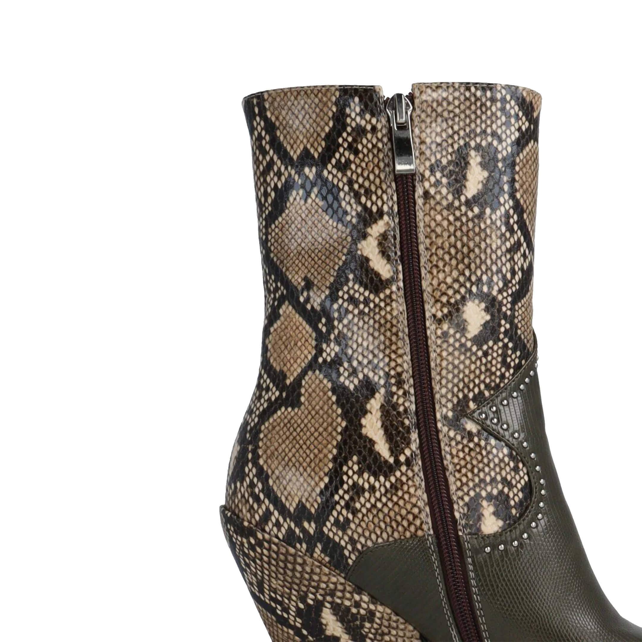 Molti verdi Stivaletti donna stile cowboy Noa Harmon Cristina in vendita all'ingrosso su Faire4