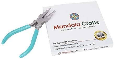 Mandala Crafts – wholesale Craft tool – Looping Pliers Bailing Pliers for Bail Making Jewelry Making 6 Step 2 Sets by Mandala Crafts3