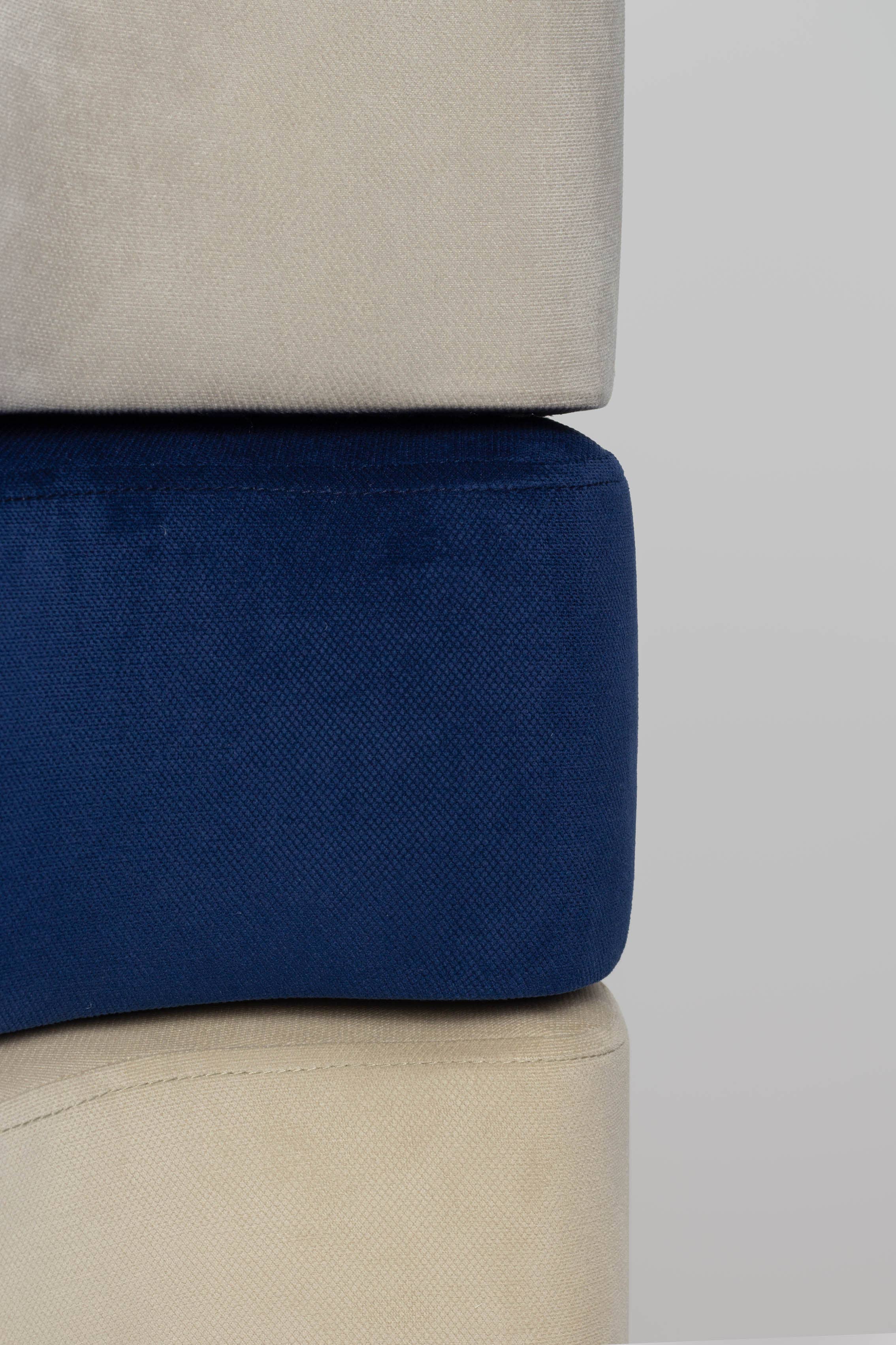 o cactuu – wholesale Sittpuff – Pere modulär sittpuff i blått - Heminredning och möbler2