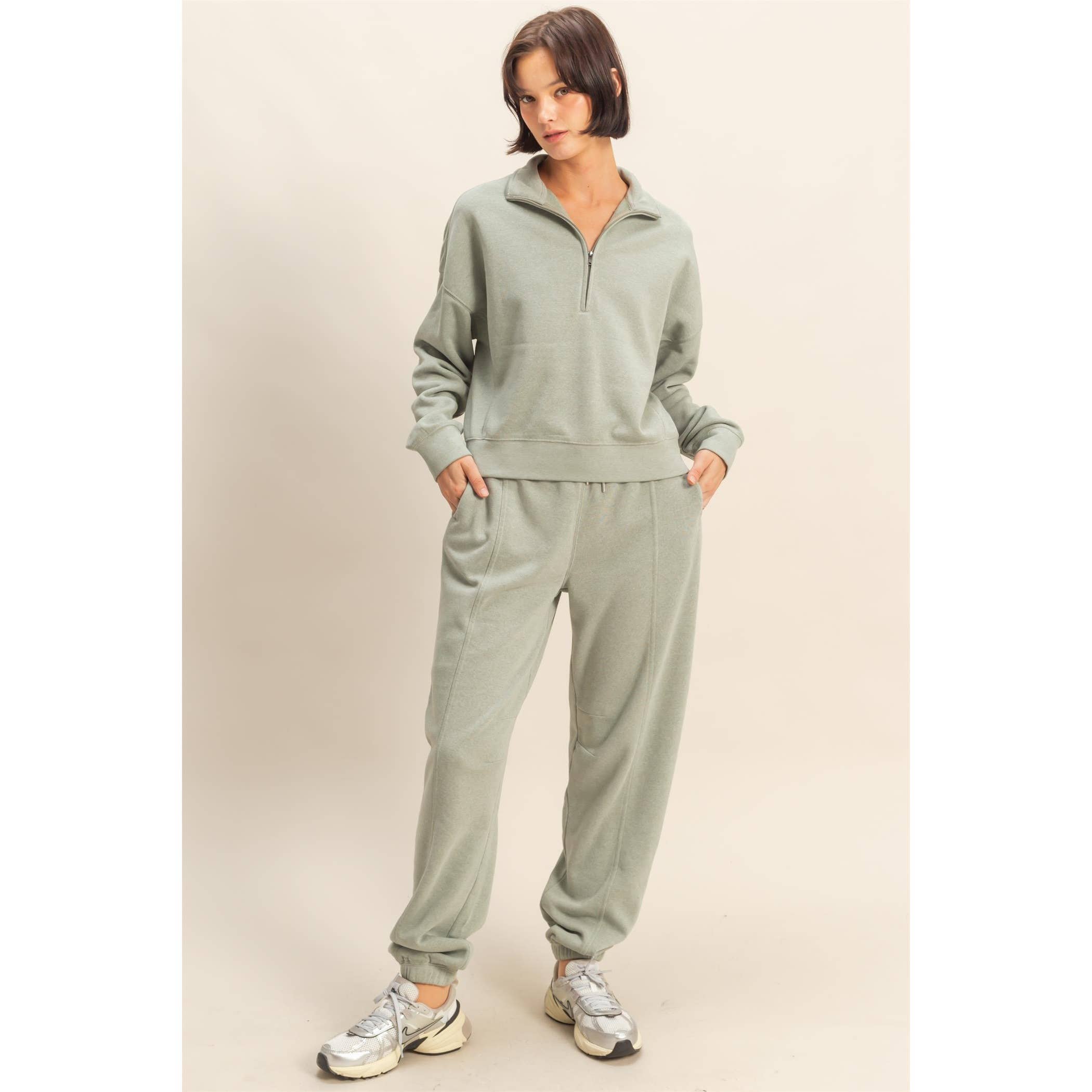 Double Zero - Venta al por mayor Sudadera - Mujer - Sudadera con media cremallera Love This Way15