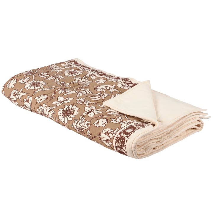 Primitives by Kathy - Wholesale Throw Blanket - Quilted Floral Throw