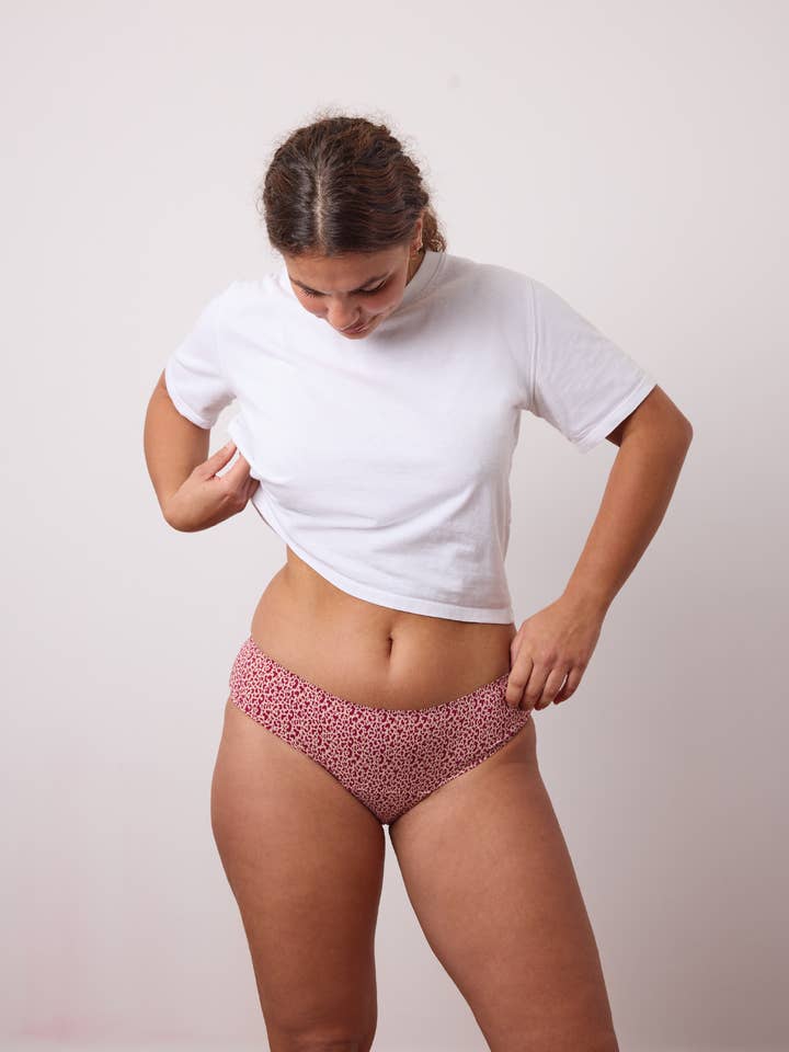 Menstruationstrosa - medelflöde - rosa leopard för wholesale av Smoon