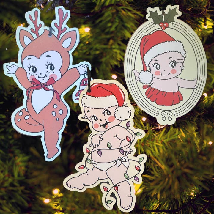 FUN CLUB - Wholesale Ornament - Kewpie Ornaments (cute ornament, Christmas, Holiday gift)