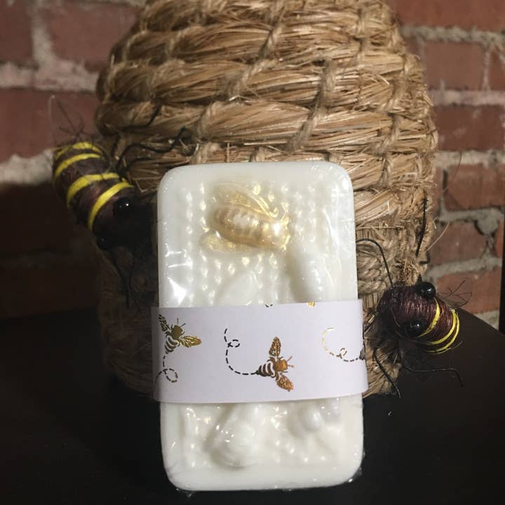 Queen Bee Bath Bar for wholesale by Positively Soap & Candle Co