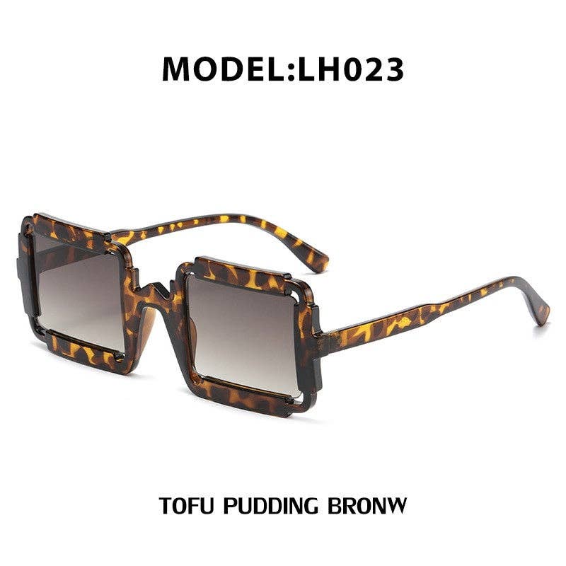 UZ Wholesale Store - Wholesale Sunglasses - Women's - Fashionable Oversized Square Frame Sunglasses3