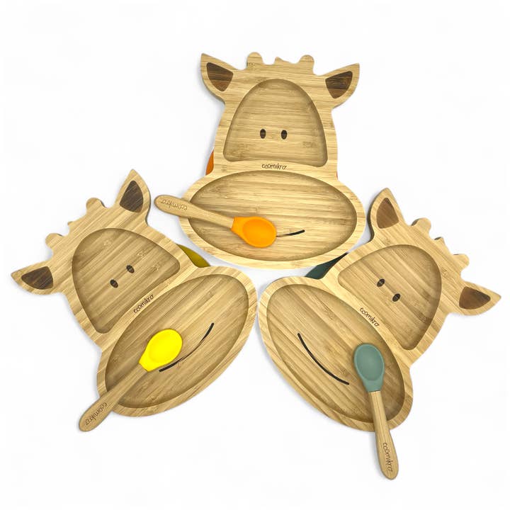 ECOMIKRO by Tatanatura - Wholesale Dinner Plate - Kids & Baby - The Giraffe of Ecomikro - 100% Bamboo7