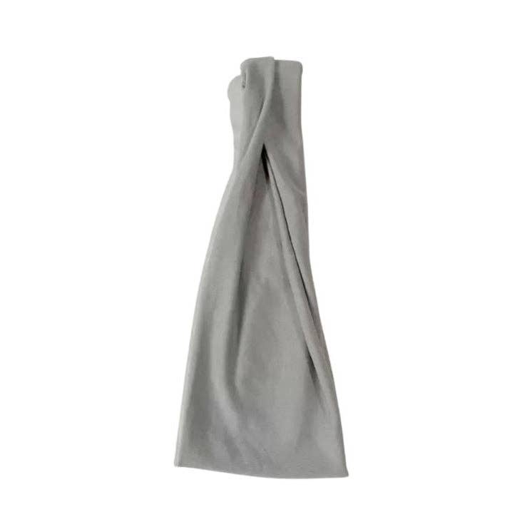 My Healing Bracelet - Wholesale Yoga Headband - Twisted Knot Yoga Hairband Light Gray0