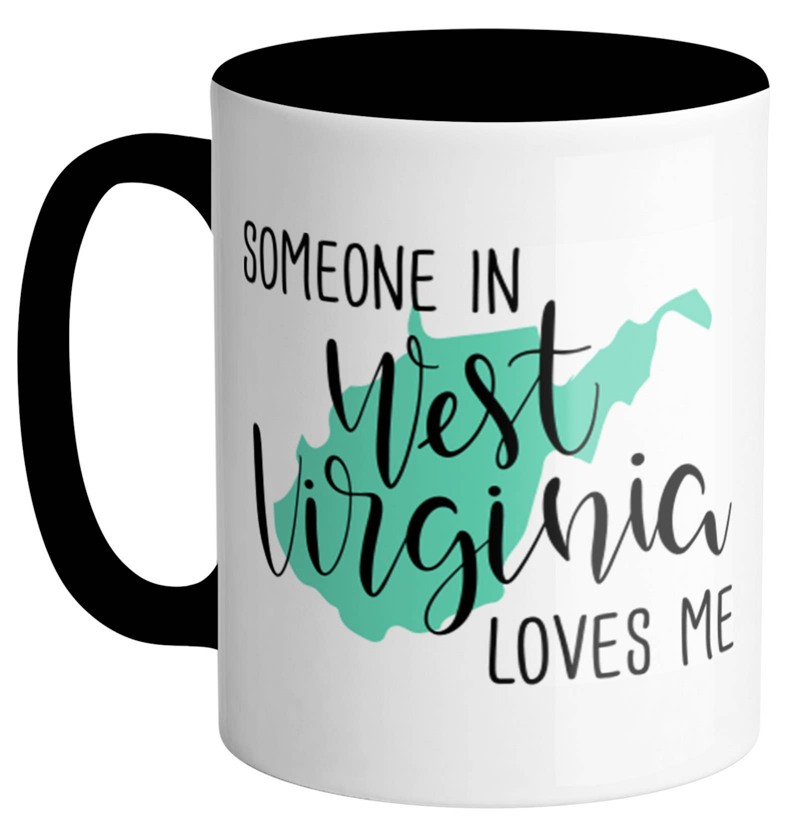 Lucky Luna Apparel - Wholesale Coffee Mug - Someone In West Virginia Loves Me Ceramic Mug3