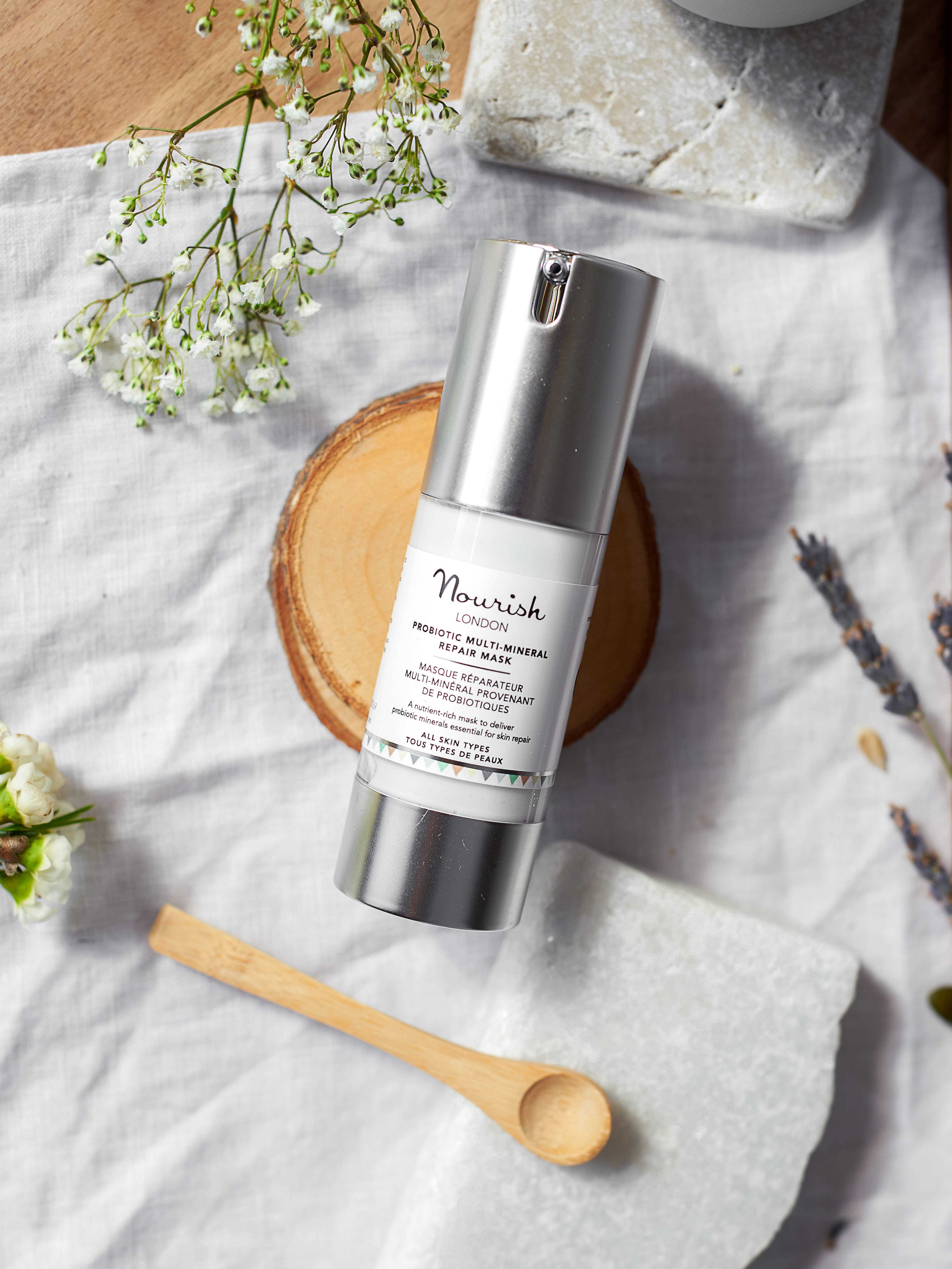 NOURISH LONDON – wholesale Skincare face mask – Probiotic Multi-Mineral Repair Mask5