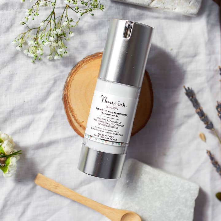 NOURISH LONDON – wholesale Skincare face mask – Probiotic Multi-Mineral Repair Mask5