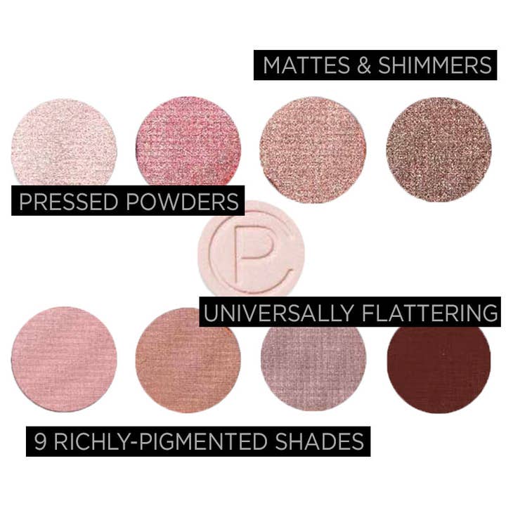 Pure Cosmetics - Wholesale Eyeshadow Palette - Nouveau Buff Eyeshadow Collection