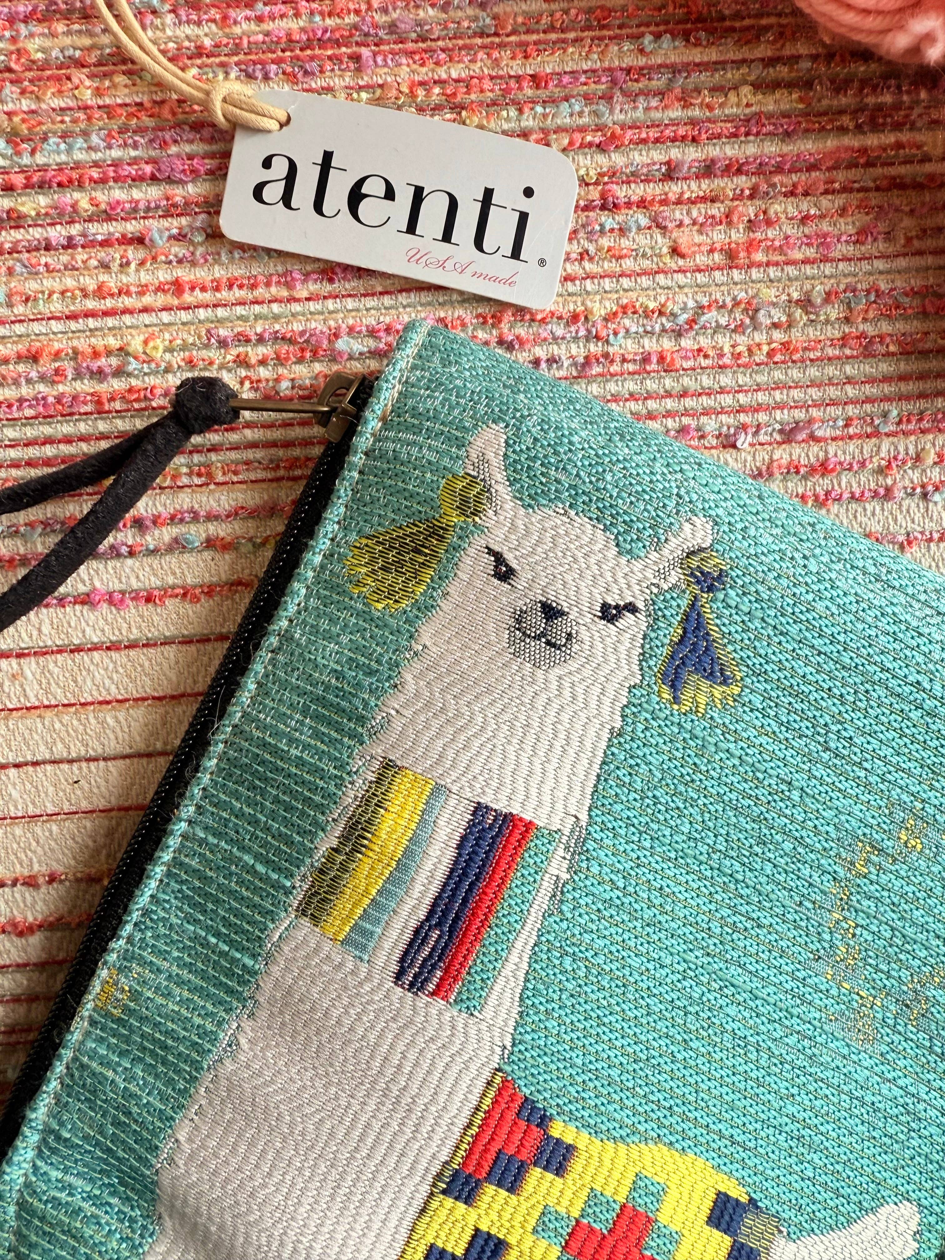 Atenti - Wholesale Knitting/Crochet Supplies - Mamallama Circular Case-Turquoise Currently Available, - Atenti USA Made Needle Case for Knitting & Crochet1