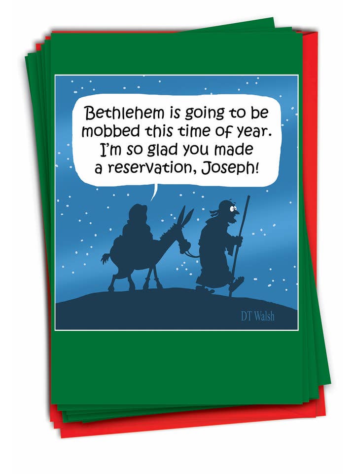 Æske med 12 julekort - Kroreservation for engroshandel hos NobleWorks