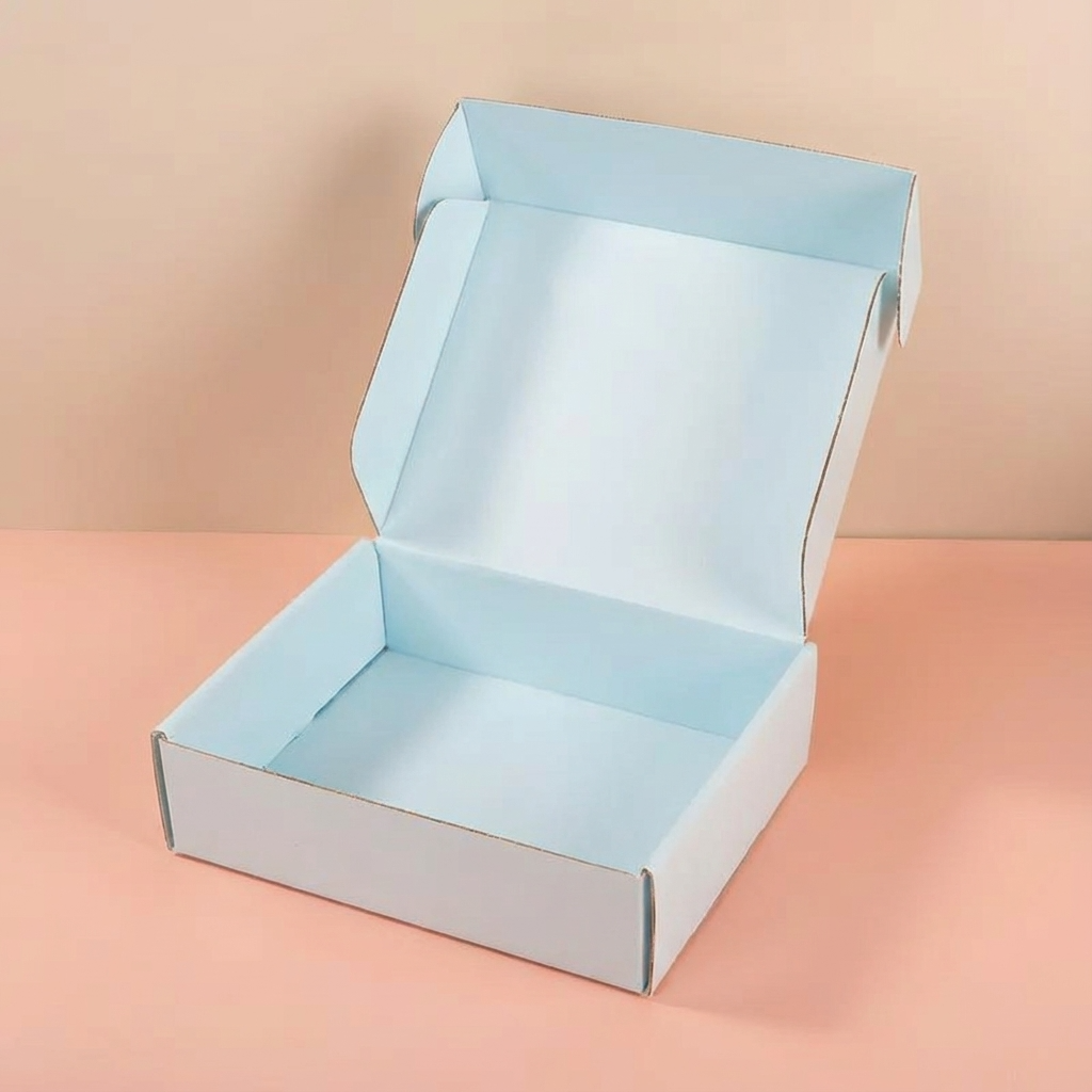 ByHome - Wholesale Gift Box - 48pc, 4 sizes Blue Corrugated Cardboard Mailer Shipping Box4