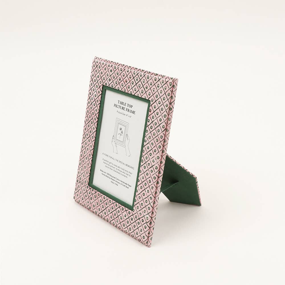 Craft Boat - Wholesale Picture Frame - DOT AND GRID TABLE TOP PICTURE FRAME2