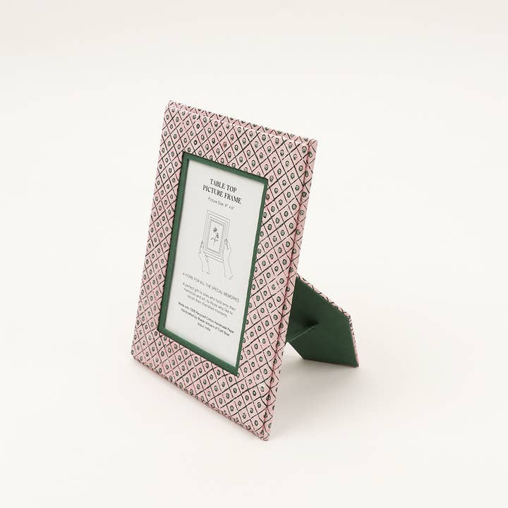 Craft Boat - Wholesale Picture Frame - DOT AND GRID TABLE TOP PICTURE FRAME2