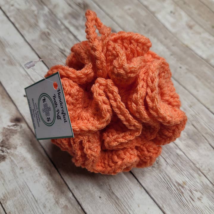 Kilted Suds - Wholesale Bath Pouf/Sponge - Coral Shower Puff Bath Sponge