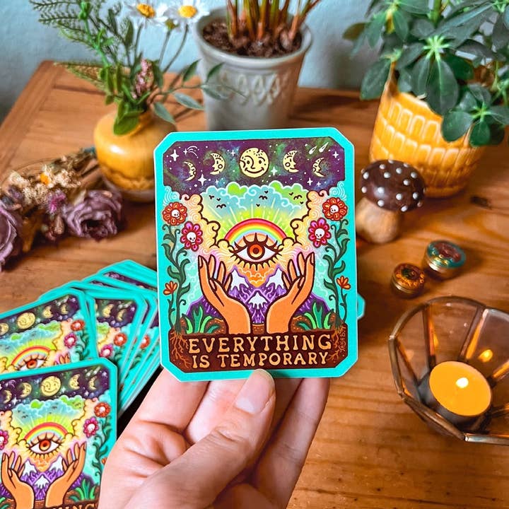 SeeknRevel - Wholesale Sticker - Everything Is Temporary - Sticker1
