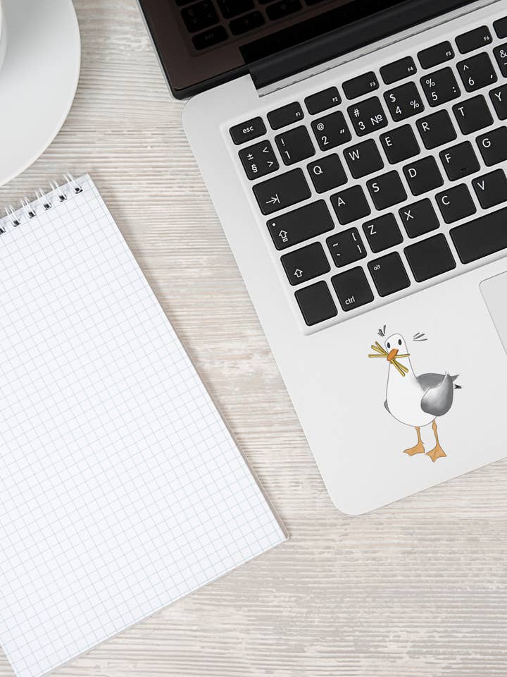 Gary the Seagull Sticker for wholesale by Upstate Design Studio