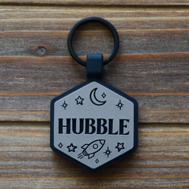 Besties Pets - Wholesale Pet Identification Tag - Dog - Space Cadet Silicone Dog ID Tag10